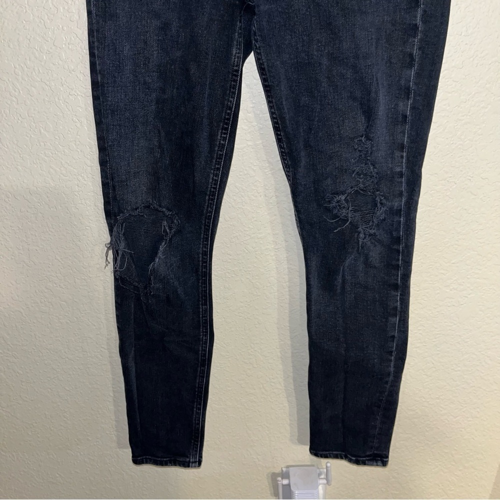 Agolde Riley High Rise Straight Crop Jeans Size 24 - Picture 6 of 10